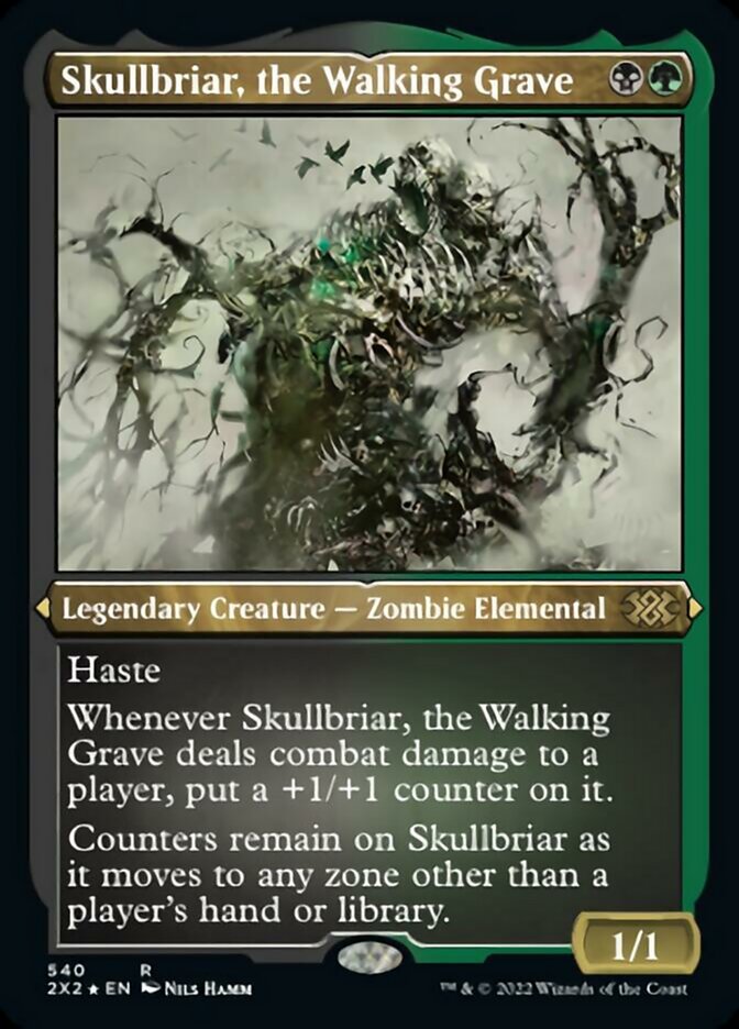 Skullbriar, the Walking Grave (Foil Etched) [Double Masters 2022] | Gate City Games LLC