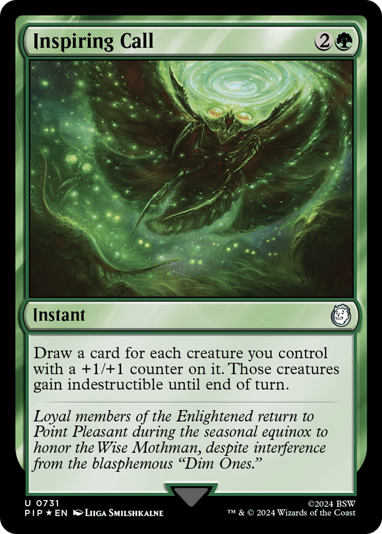 Inspiring Call (Surge Foil) [Fallout] | Gate City Games LLC