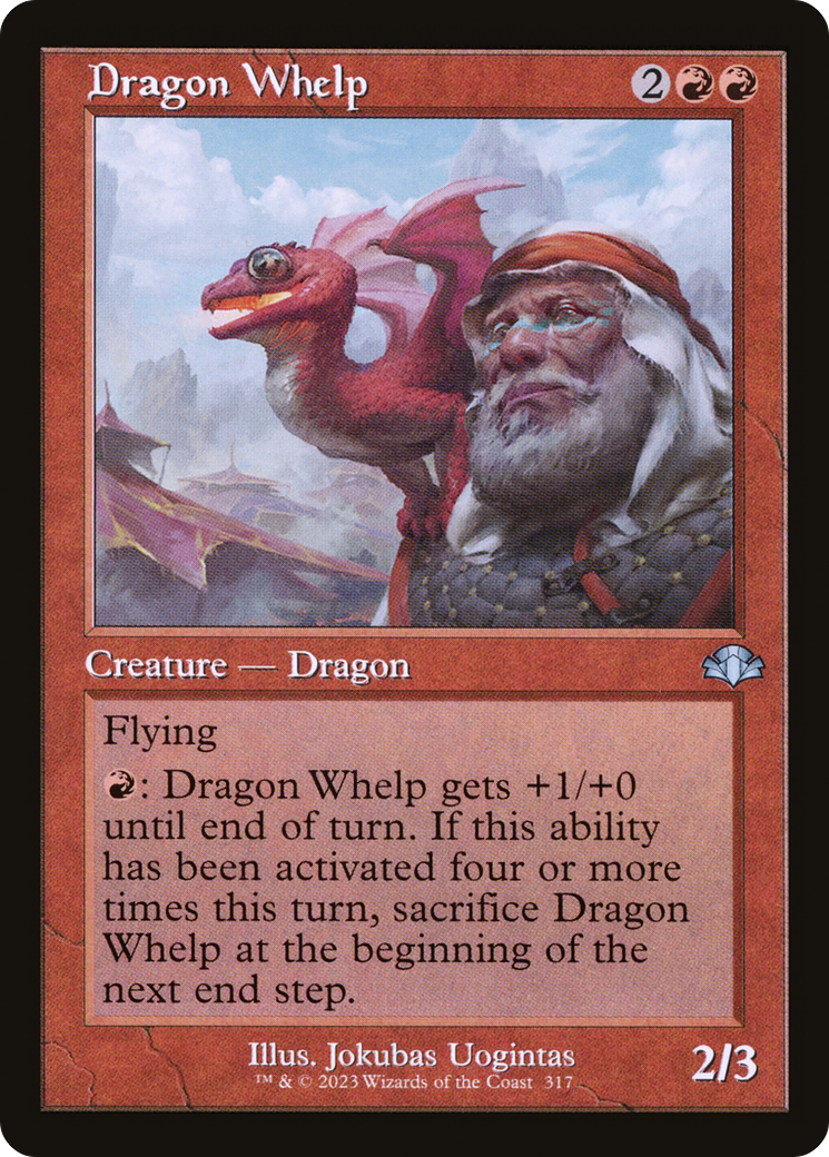 Dragon Whelp (Retro) [Dominaria Remastered] | Gate City Games LLC