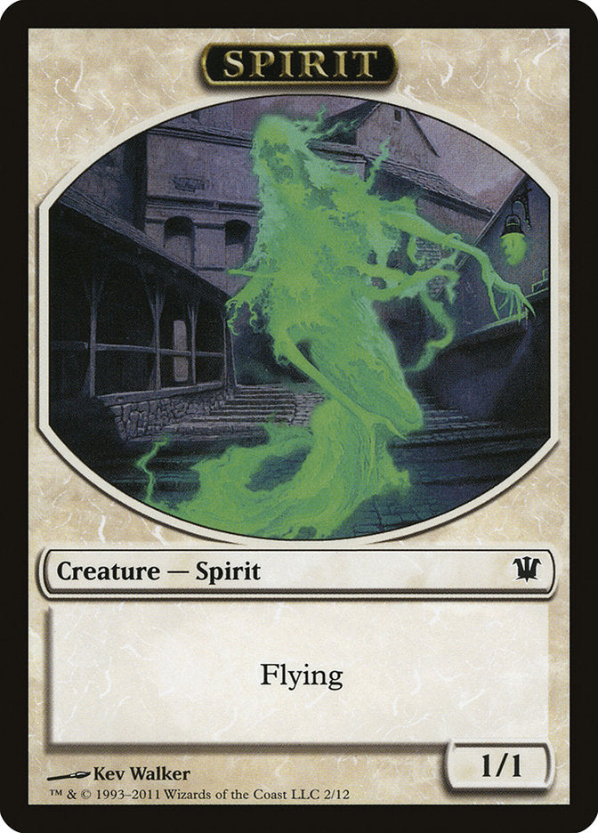 Spirit Token [Innistrad Tokens] | Gate City Games LLC
