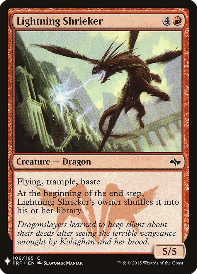 Lightning Shrieker [Mystery Booster] | Gate City Games LLC