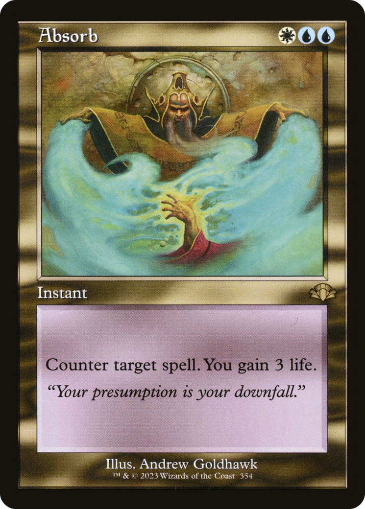 Absorb (Retro) [Dominaria Remastered] | Gate City Games LLC