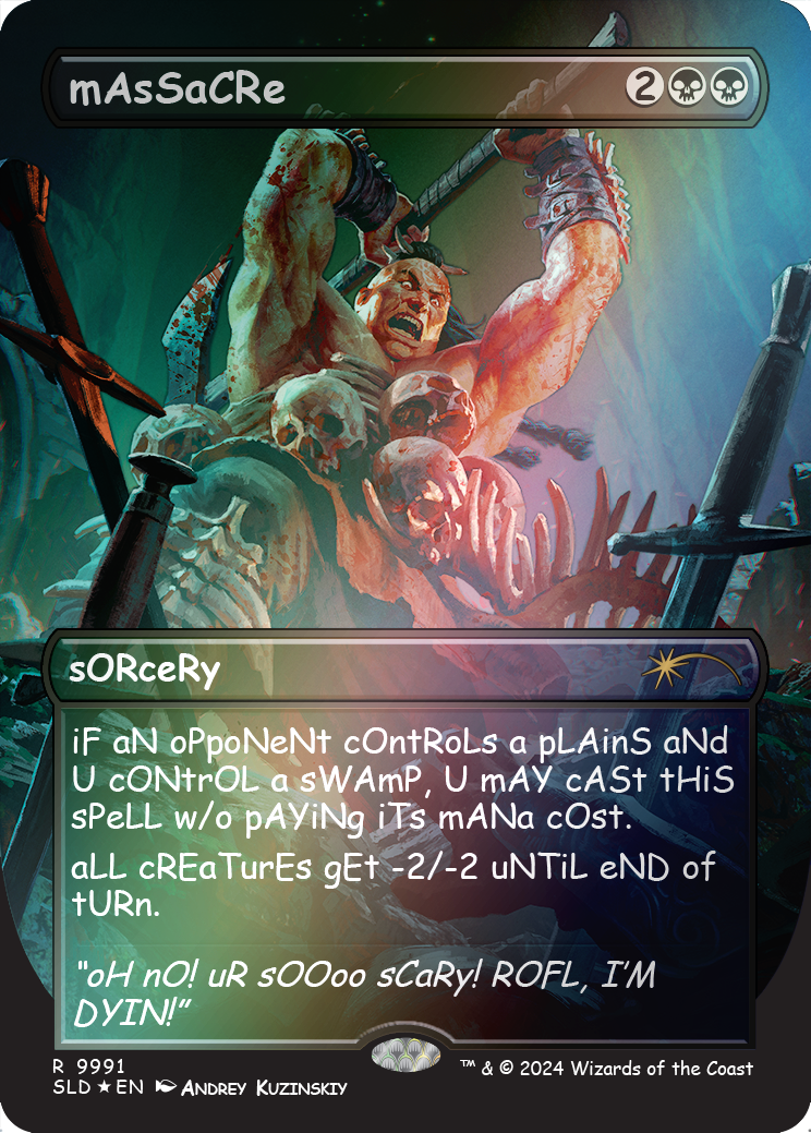 mAsSaCRe (Rainbow Foil) [Secret Lair Drop Series] | Gate City Games LLC