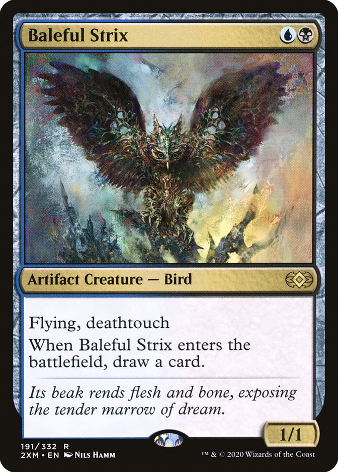 Baleful Strix [Double Masters] | Gate City Games LLC