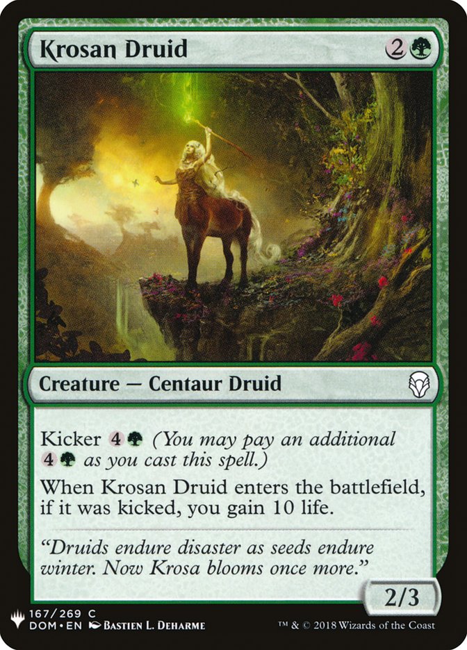 Krosan Druid [Mystery Booster] | Gate City Games LLC