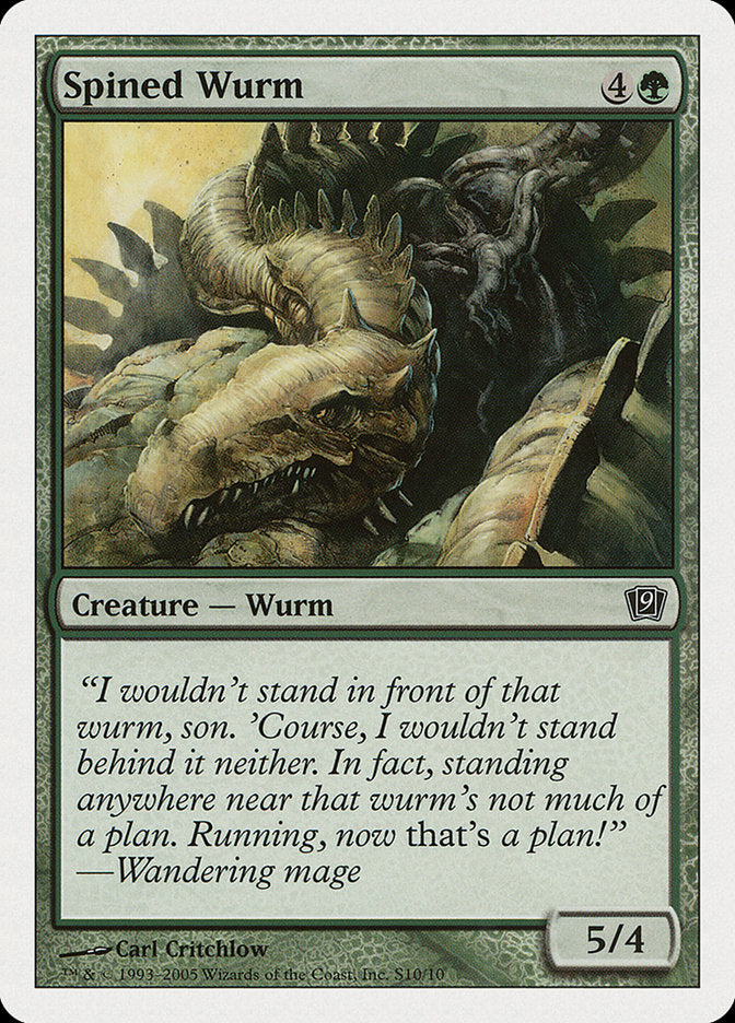 Spined Wurm [Ninth Edition] | Gate City Games LLC