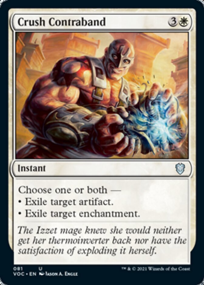 Crush Contraband [Innistrad: Crimson Vow Commander] | Gate City Games LLC