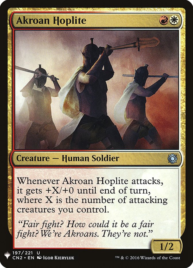 Akroan Hoplite [Mystery Booster] | Gate City Games LLC