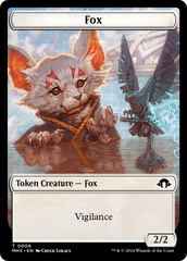 Phyrexian Germ // Fox Double-Sided Token [Modern Horizons 3 Tokens] | Gate City Games LLC