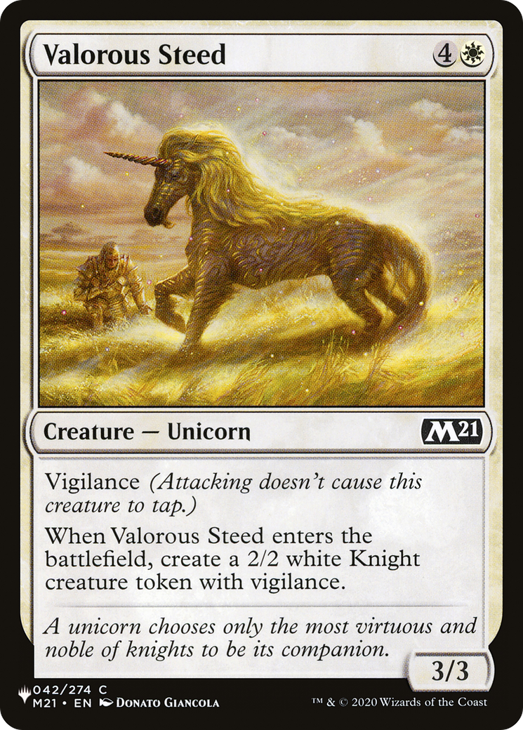 Valorous Steed [The List] | Gate City Games LLC