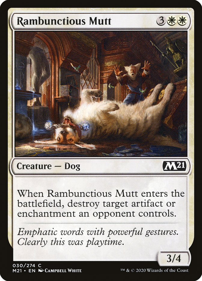 Rambunctious Mutt [Core Set 2021] | Gate City Games LLC