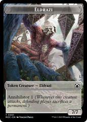 Eldrazi // Angel (4) Double-Sided Token [March of the Machine Commander Tokens] | Gate City Games LLC