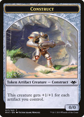 Shapeshifter (001) // Construct (017) Double-Sided Token [Modern Horizons Tokens] | Gate City Games LLC