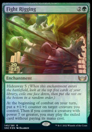 Fight Rigging [Streets of New Capenna Prerelease Promos] | Gate City Games LLC