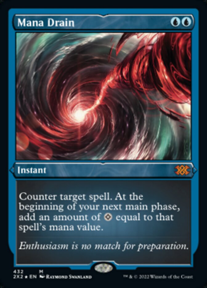 Mana Drain (Foil Etched) [Double Masters 2022] | Gate City Games LLC