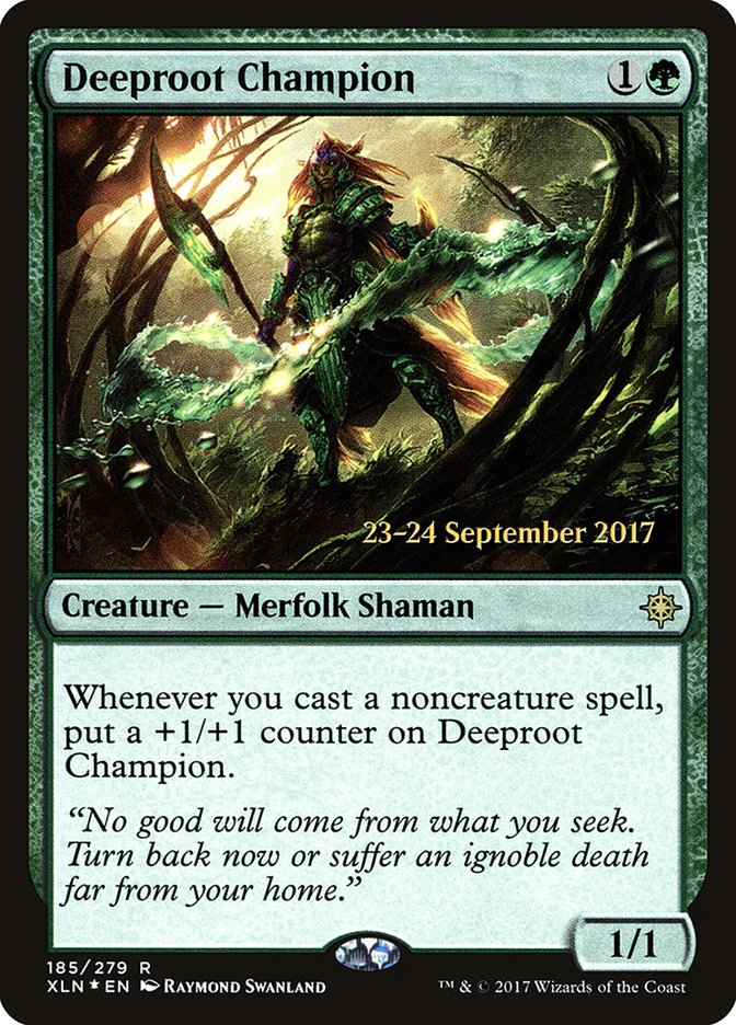 Deeproot Champion [Ixalan Prerelease Promos] | Gate City Games LLC