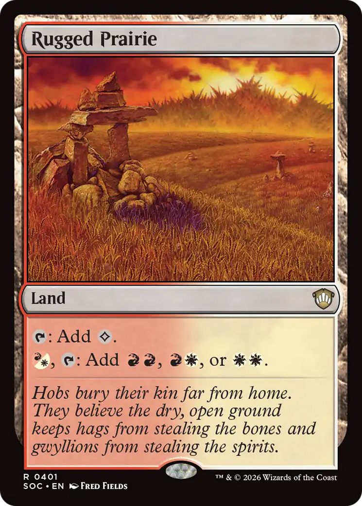 Rugged Prairie [Secrets of Strixhaven Commander] | Gate City Games LLC