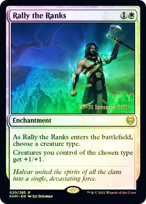 Rally the Ranks [Kaldheim Prerelease Promos] | Gate City Games LLC