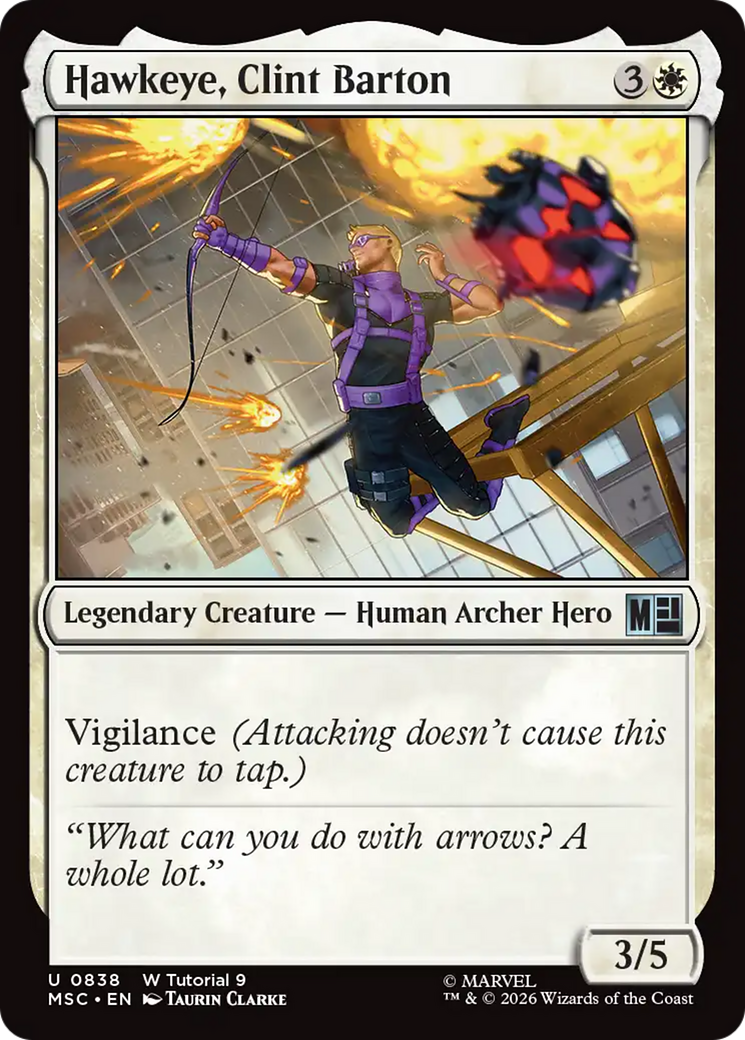 Hawkeye, Clint Barton (0838) [Marvel Super Heroes Commander] | Gate City Games LLC