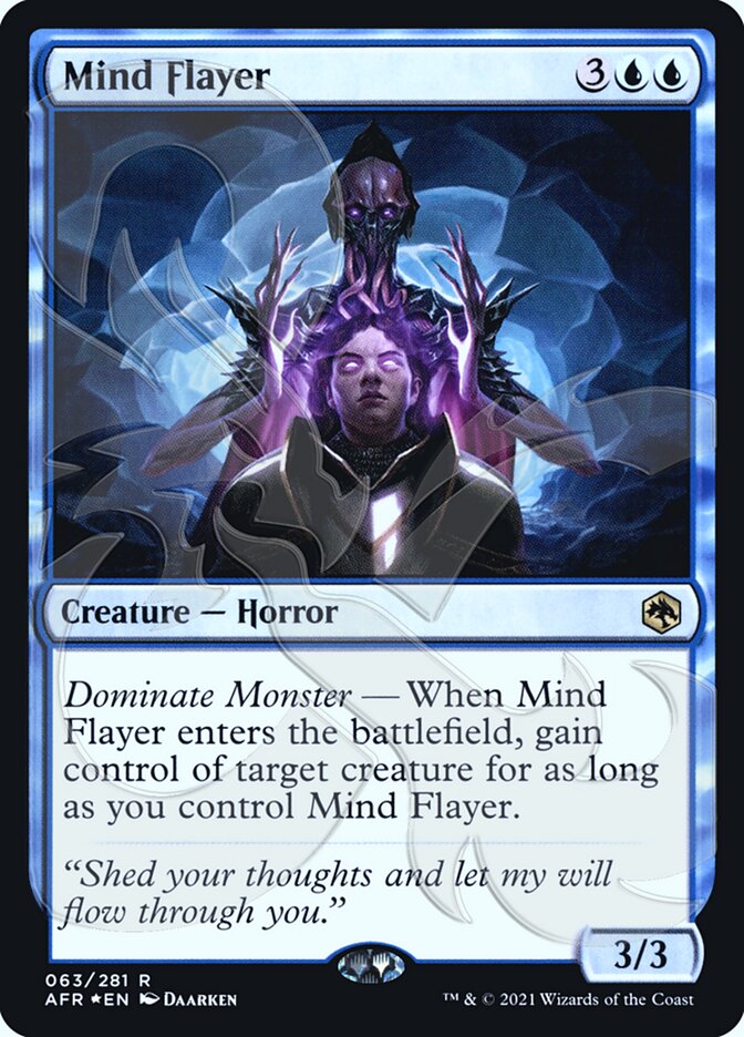 Mind Flayer (Ampersand Promo) [Dungeons & Dragons: Adventures in the Forgotten Realms Promos] | Gate City Games LLC