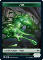 Ooze // Wurm (029) Double-Sided Token [Double Masters Tokens] | Gate City Games LLC