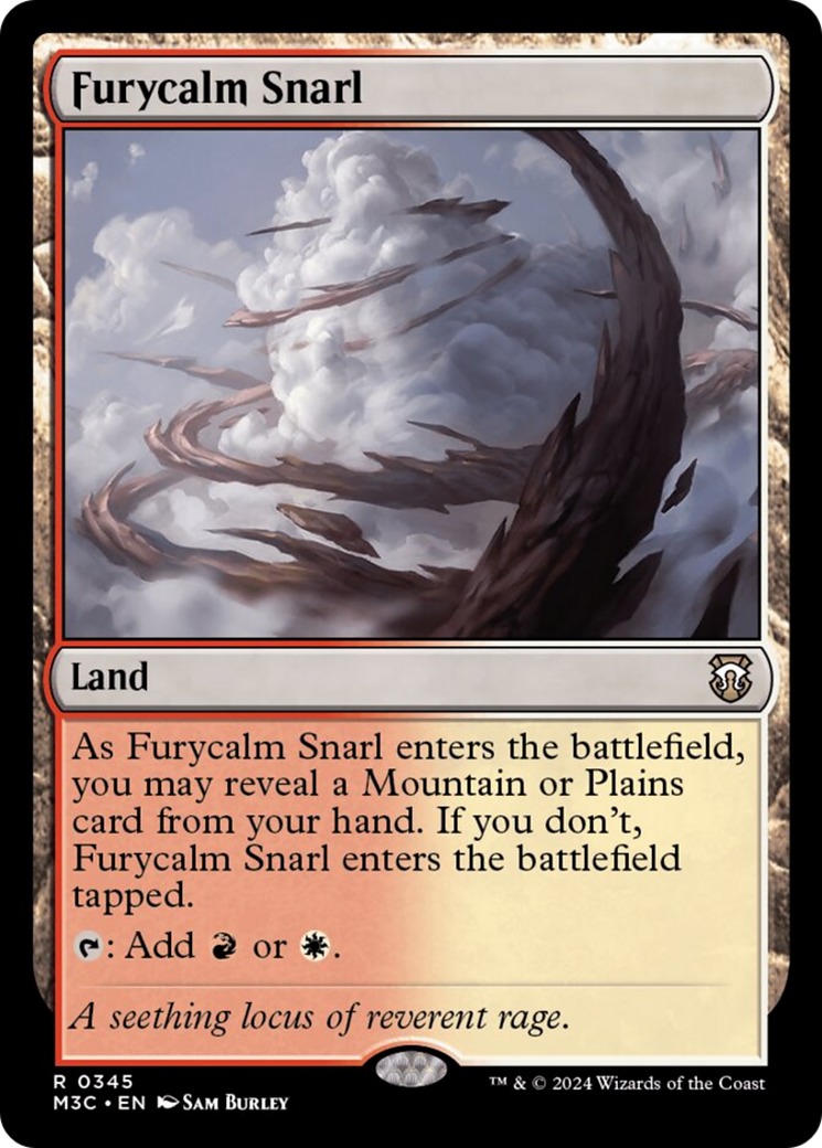 Furycalm Snarl (Ripple Foil) [Modern Horizons 3 Commander] | Gate City Games LLC