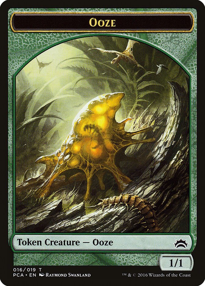 Plant // Ooze (016) Double-Sided Token [Planechase Anthology Tokens] | Gate City Games LLC