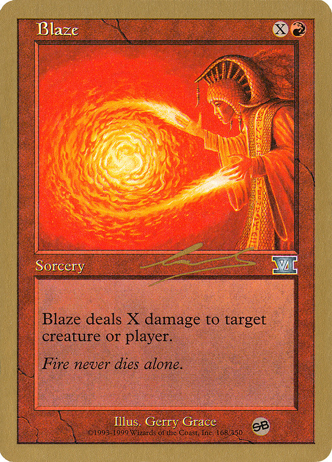 Blaze (Nicolas Labarre) [World Championship Decks 2000] | Gate City Games LLC