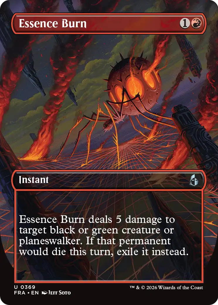 Essence Burn (Borderless) [Reality Fracture] | Gate City Games LLC