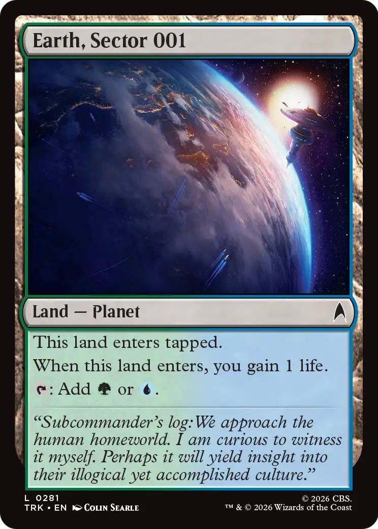 Earth, Sector 001 [Star Trek] | Gate City Games LLC
