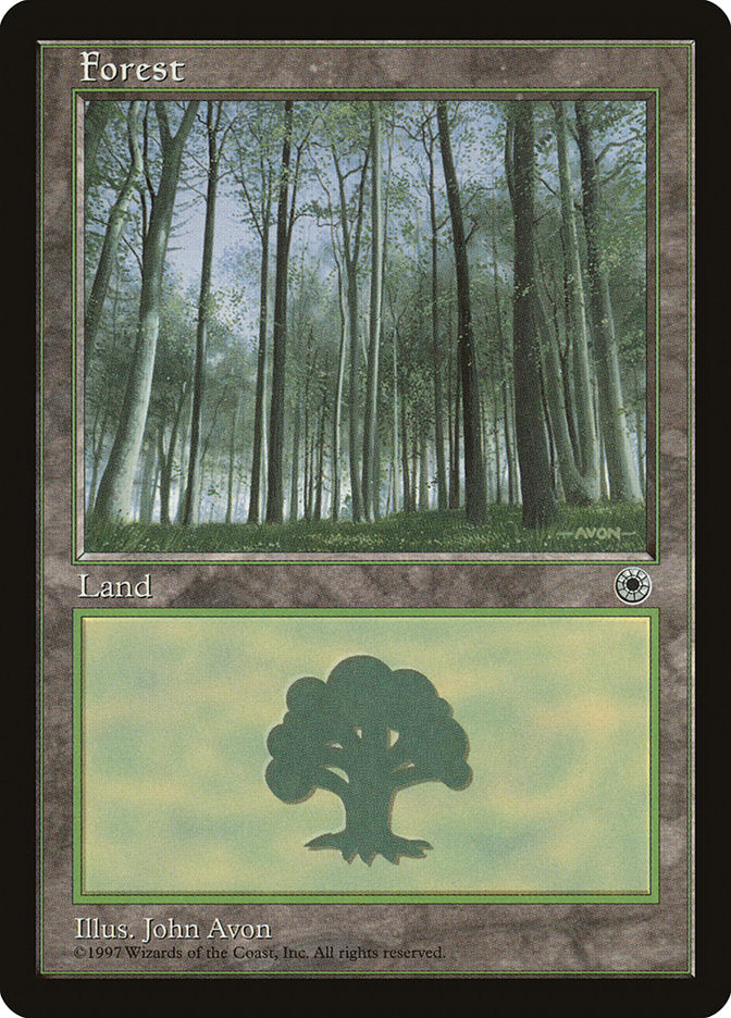 Forest (Green Signature with White Bark Trees) [Portal] | Gate City Games LLC