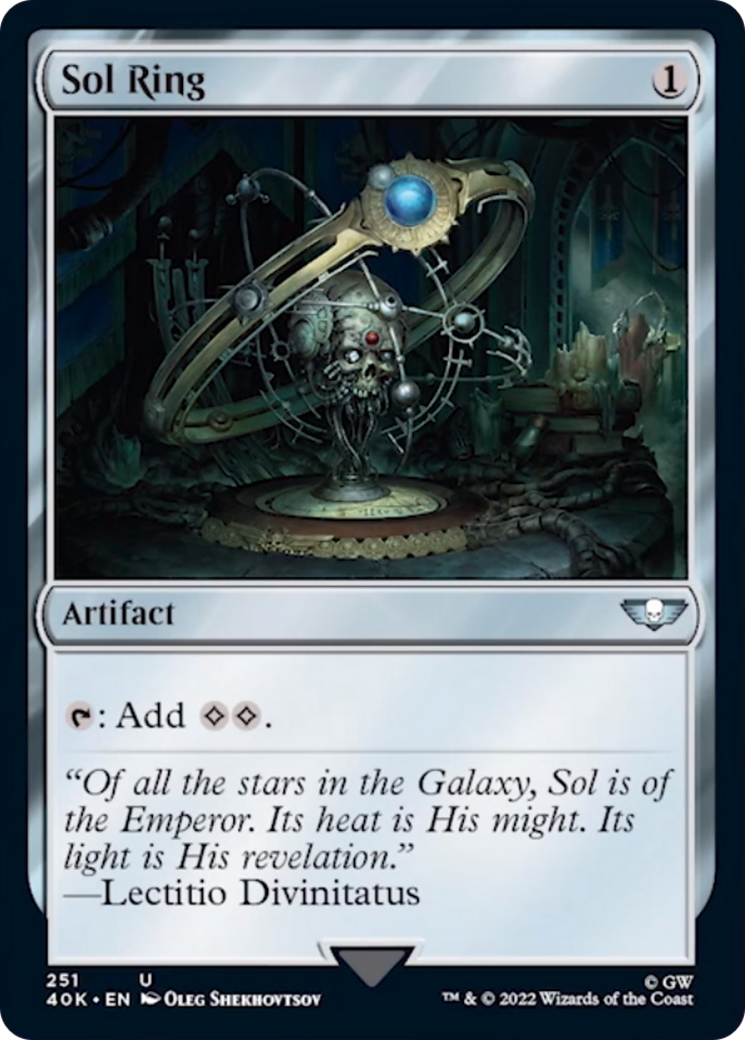 Sol Ring (251) (Surge Foil) [Warhammer 40,000] | Gate City Games LLC