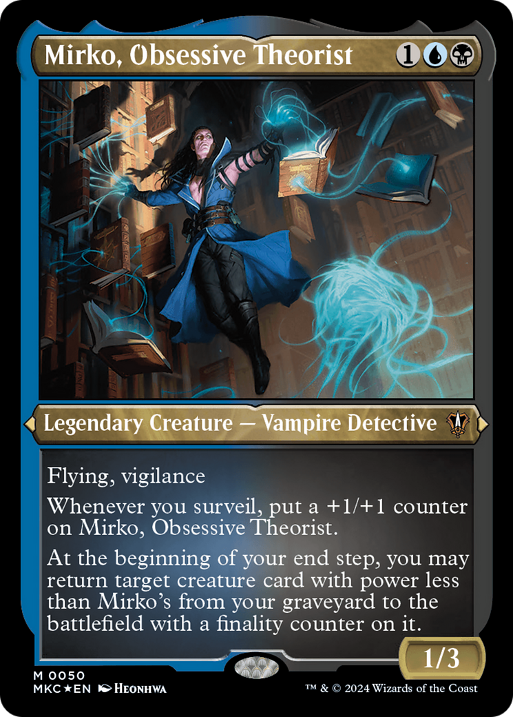 Mirko, Obsessive Theorist (Display Commander) [Murders at Karlov Manor Commander] | Gate City Games LLC