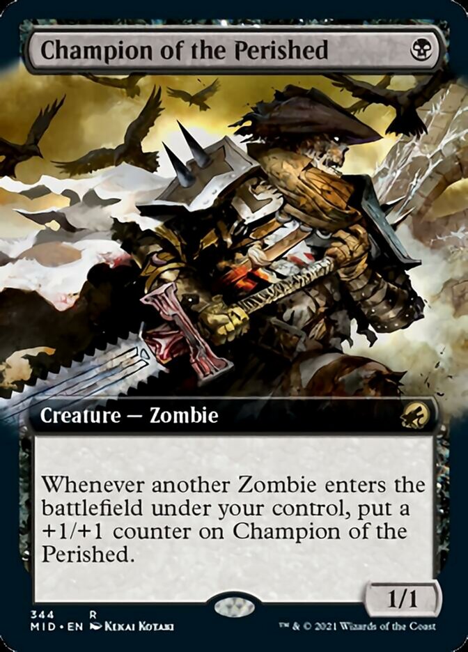 Champion of the Perished (Extended Art) [Innistrad: Midnight Hunt] | Gate City Games LLC