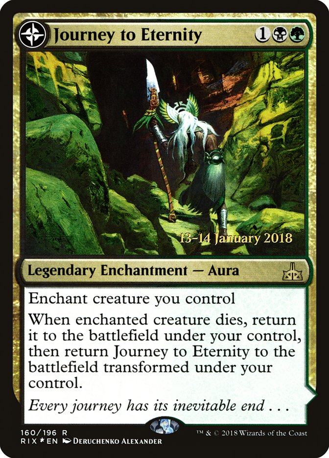 Journey to Eternity // Atzal, Cave of Eternity [Rivals of Ixalan Prerelease Promos] | Gate City Games LLC