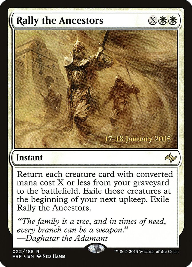 Rally the Ancestors [Fate Reforged Prerelease Promos] | Gate City Games LLC