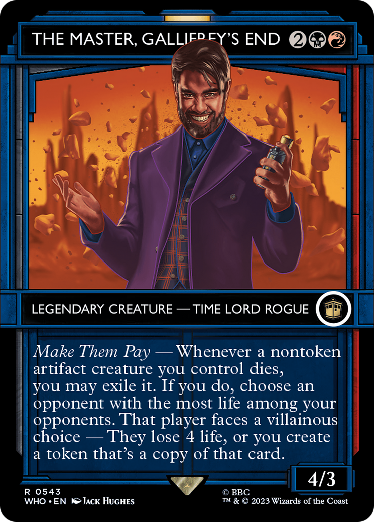 The Master, Gallifrey's End (Showcase) [Doctor Who] | Gate City Games LLC