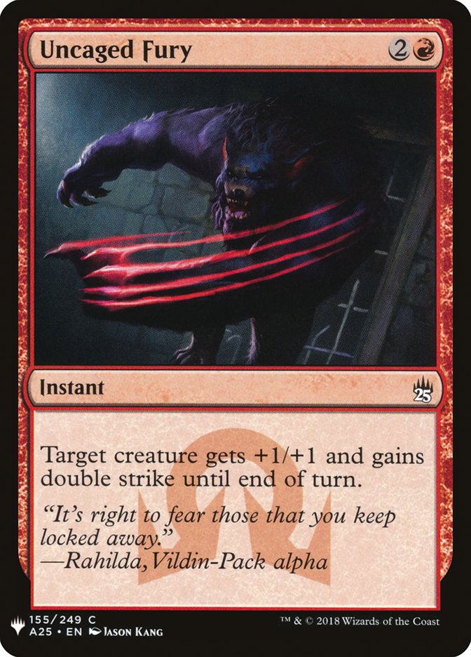 Uncaged Fury [Mystery Booster] | Gate City Games LLC