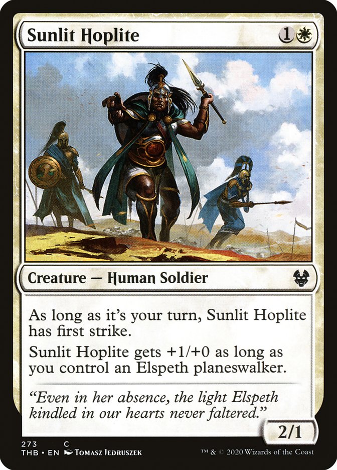 Sunlit Hoplite [Theros Beyond Death] | Gate City Games LLC
