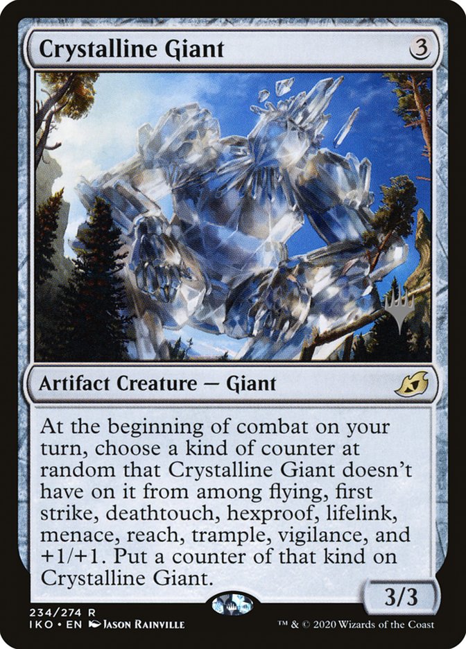 Crystalline Giant (Promo Pack) [Ikoria: Lair of Behemoths Promos] | Gate City Games LLC