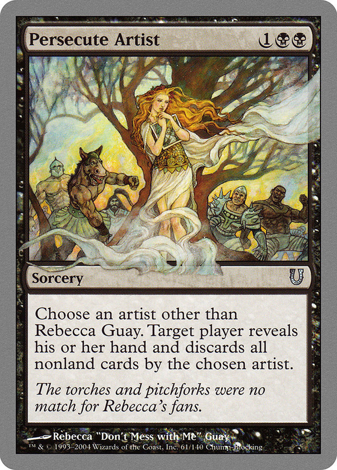 Persecute Artist [Unhinged] | Gate City Games LLC