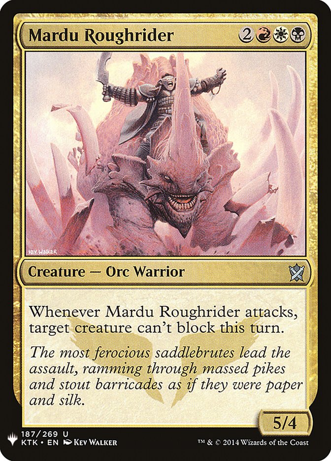 Mardu Roughrider [Mystery Booster] | Gate City Games LLC