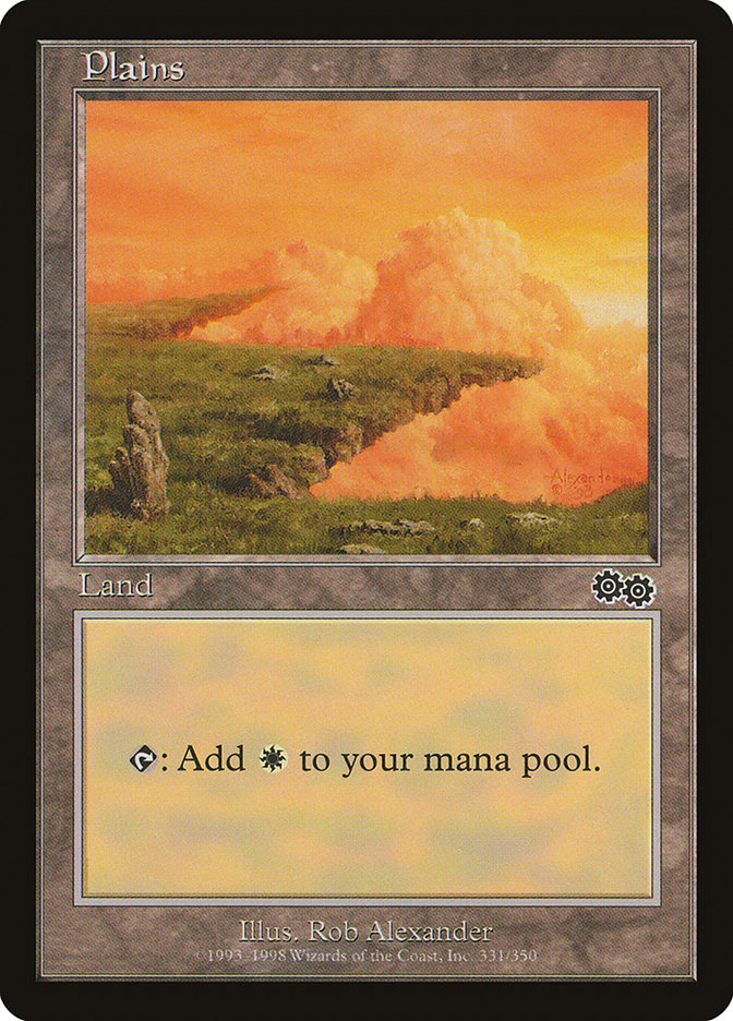 Plains (331) [Urza's Saga] | Gate City Games LLC