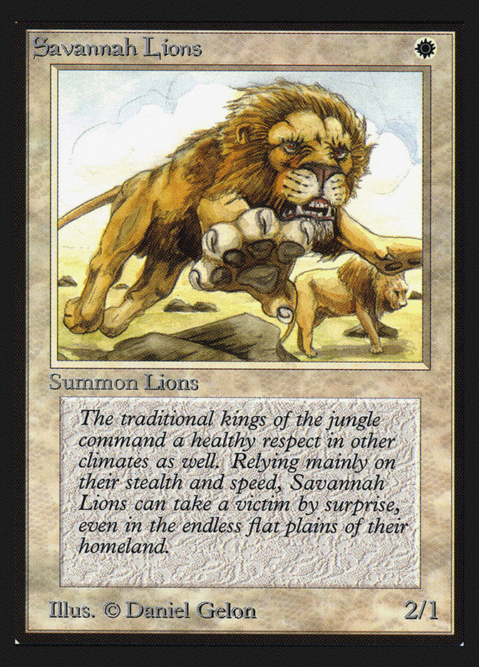 Savannah Lions [International Collectors' Edition] | Gate City Games LLC