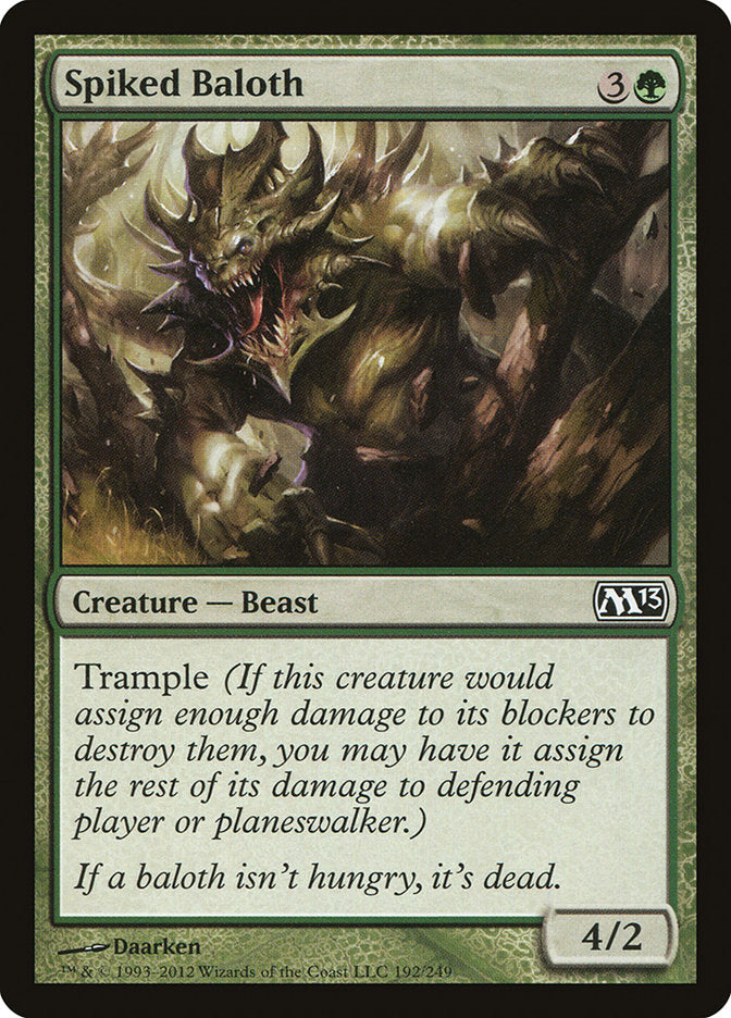 Spiked Baloth [Magic 2013] | Gate City Games LLC
