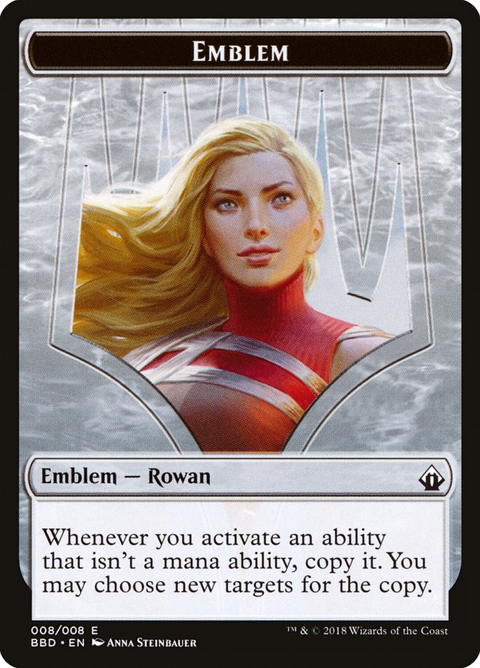 Rowan Kenrith Emblem [Battlebond Tokens] | Gate City Games LLC