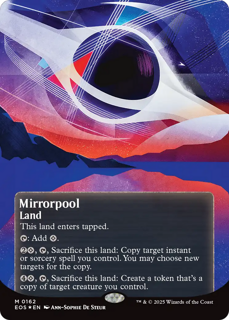 Mirrorpool (0162) (Borderless) (Galaxy Foil) [Edge of Eternities: Stellar Sights] | Gate City Games LLC