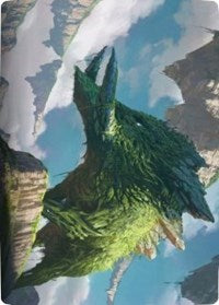 Yasharn, Implacable Earth Art Card [Zendikar Rising Art Series] | Gate City Games LLC