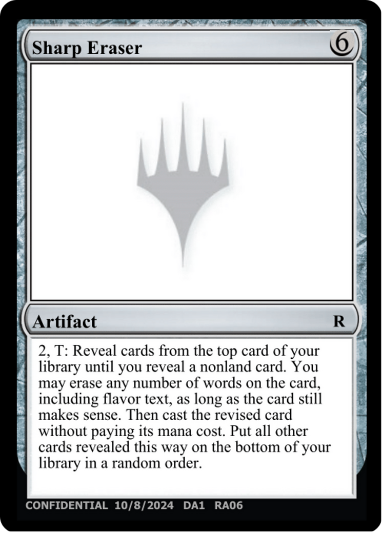 Sharp Eraser [Unknown Event] | Gate City Games LLC