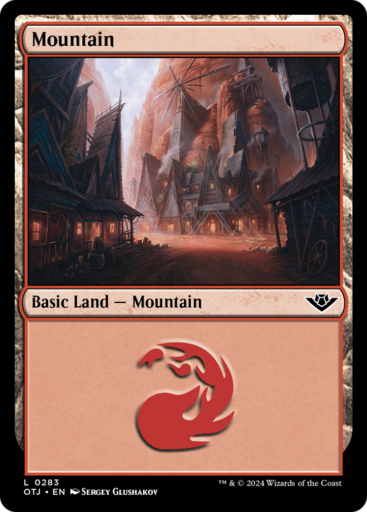 Mountain (0283) [Outlaws of Thunder Junction] | Gate City Games LLC